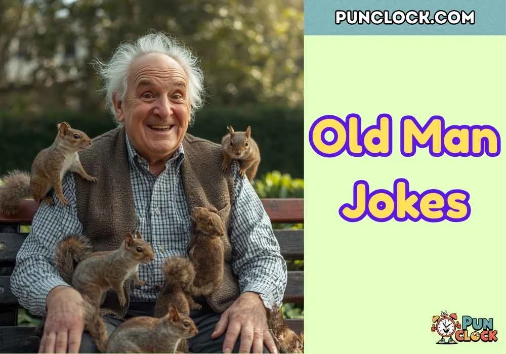 Clever Old Man Wordplay for Instagram