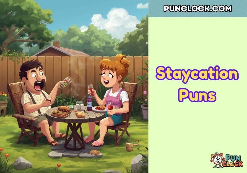 Staycation Puns