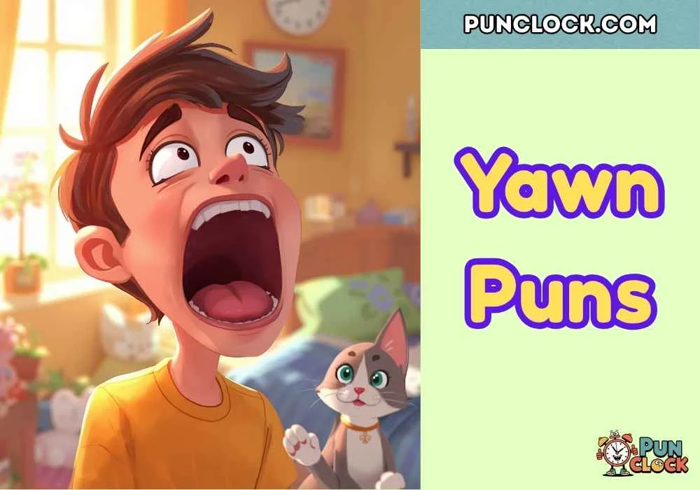 Yawn Puns Captions